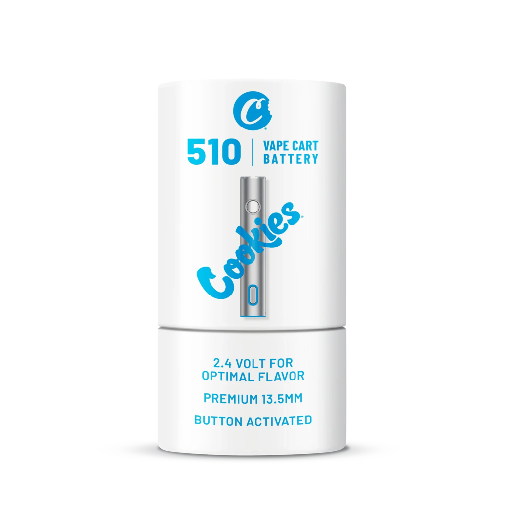 Cookies 510 Vape Cart Battery - Silver