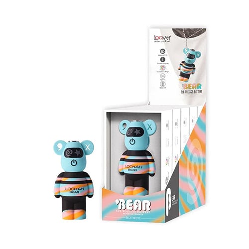 Lookah Bear - Blue Tiedye