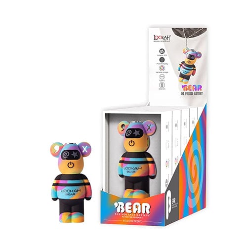 Lookah Bear - Yellow Tiedye