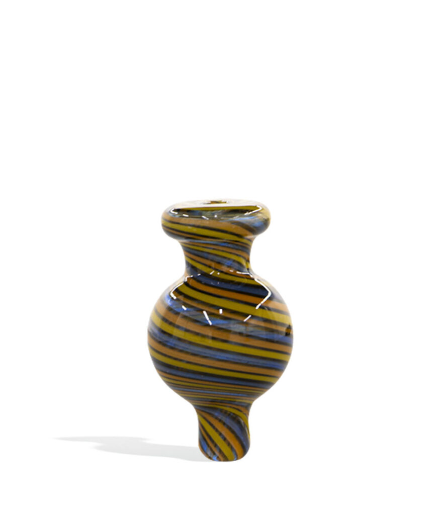 American Colored Boro Carb Cap for 22mm-25mm Bangers glass carb cap dab rig on white background