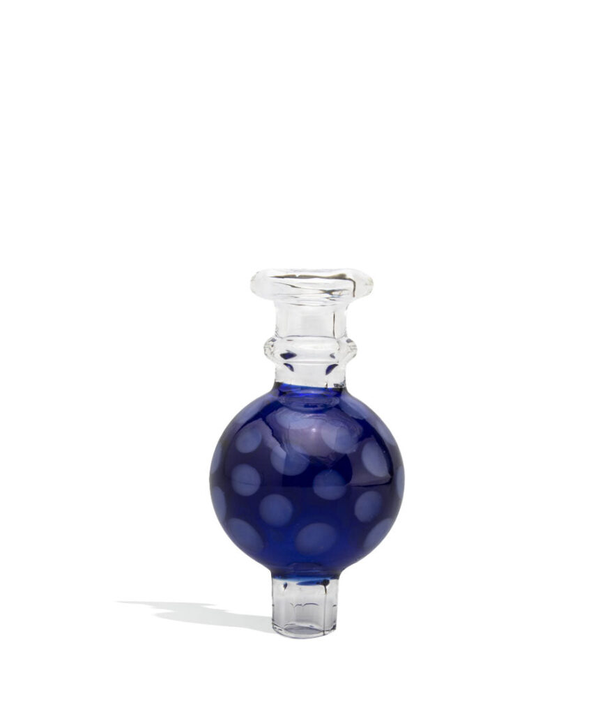 American Colored Carb Cap for Flat Top Bangers glass carb cap dab rig on white background