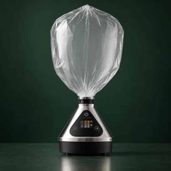 Storz and Bickel Volcano Hybrid with a filled balloon