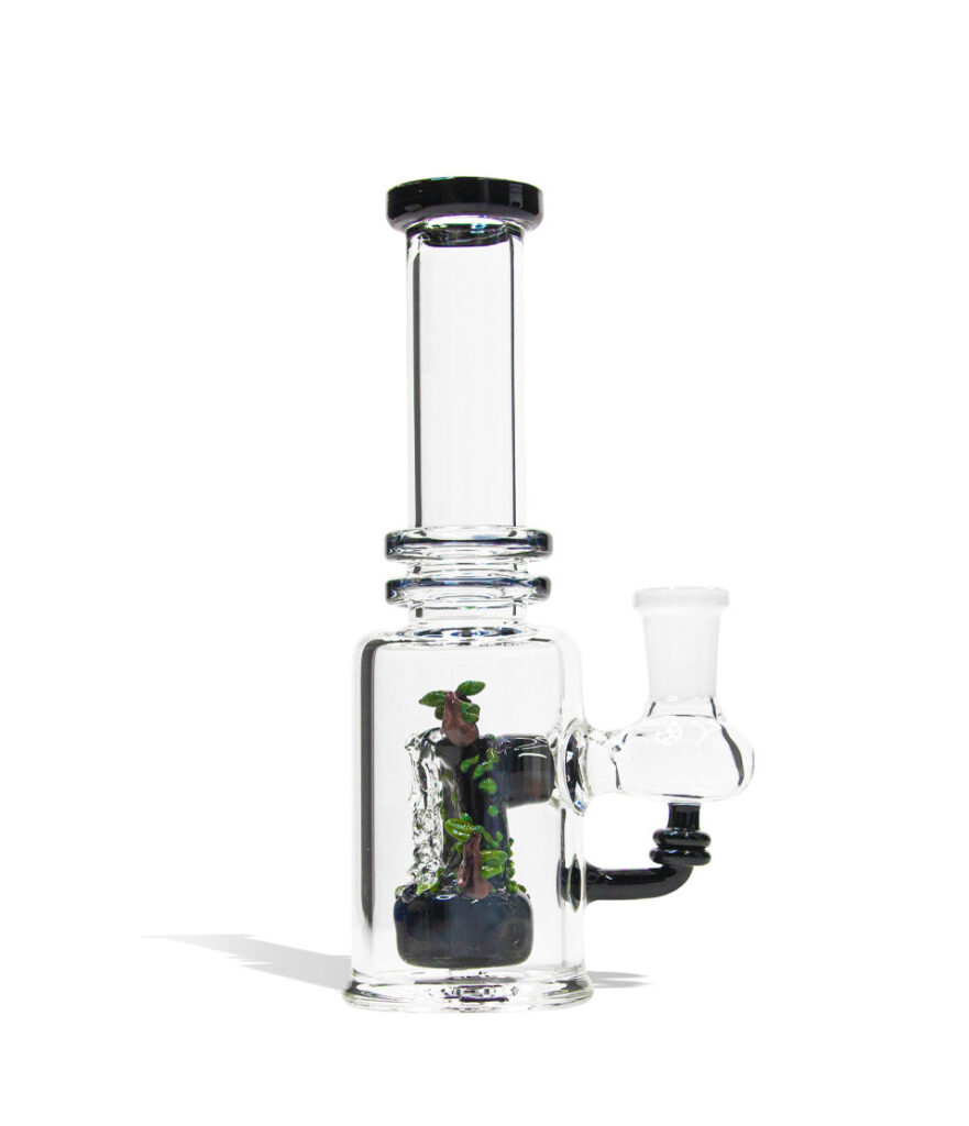Empire Glassworks Bonsai Mini Tube glass water pipe bong on white background