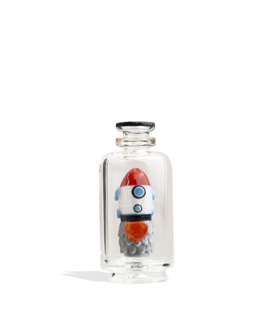 Empire Glassworks Custom Peak Top Rocket Ship glass accessory on white background