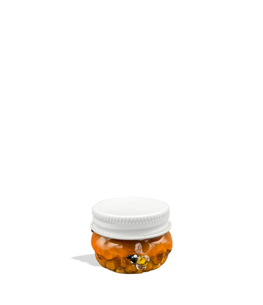 Empire Glassworks Honeycomb Terp Jar stash storage accessory on white background
