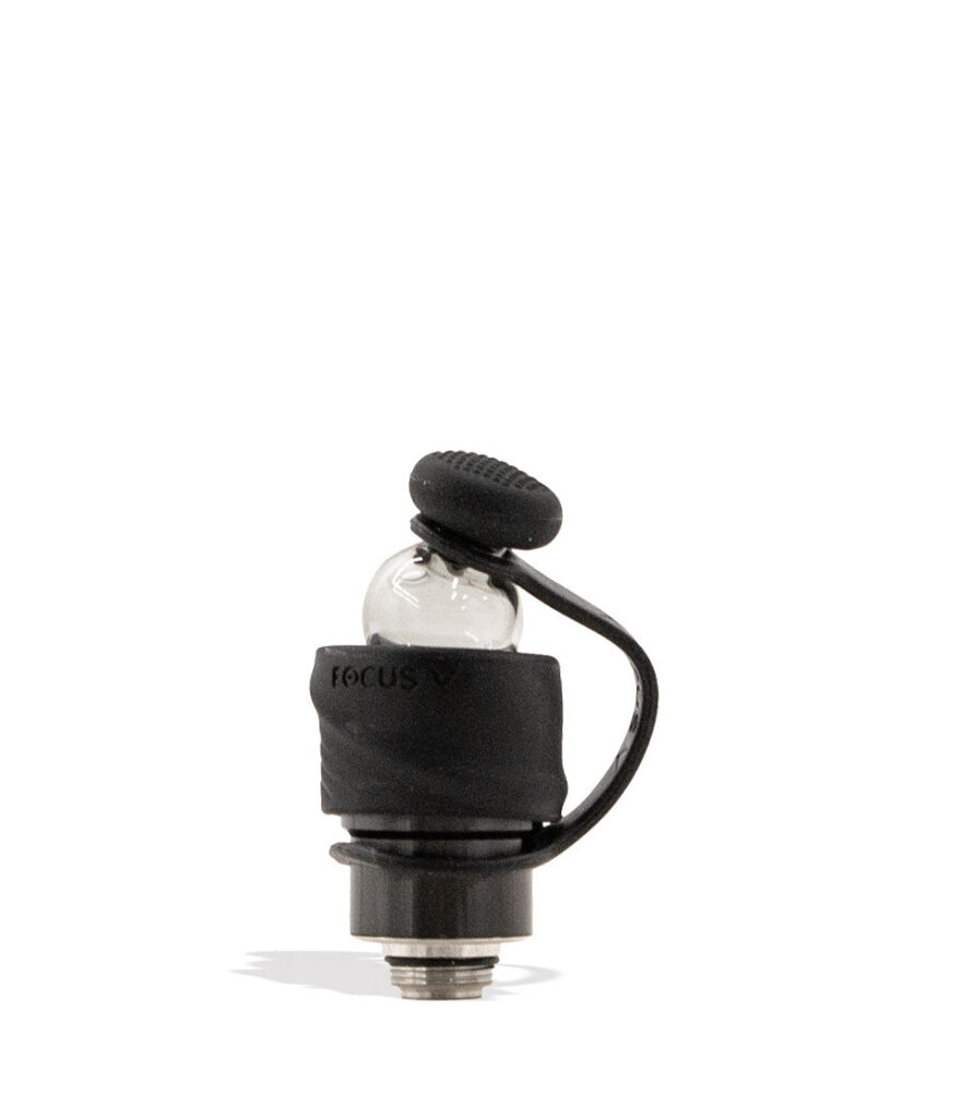 Focus V Carta 2 Intelli-Core Max Atomizer for Oil with Bubble Cap replacement atomizer for Focus V vape on white background