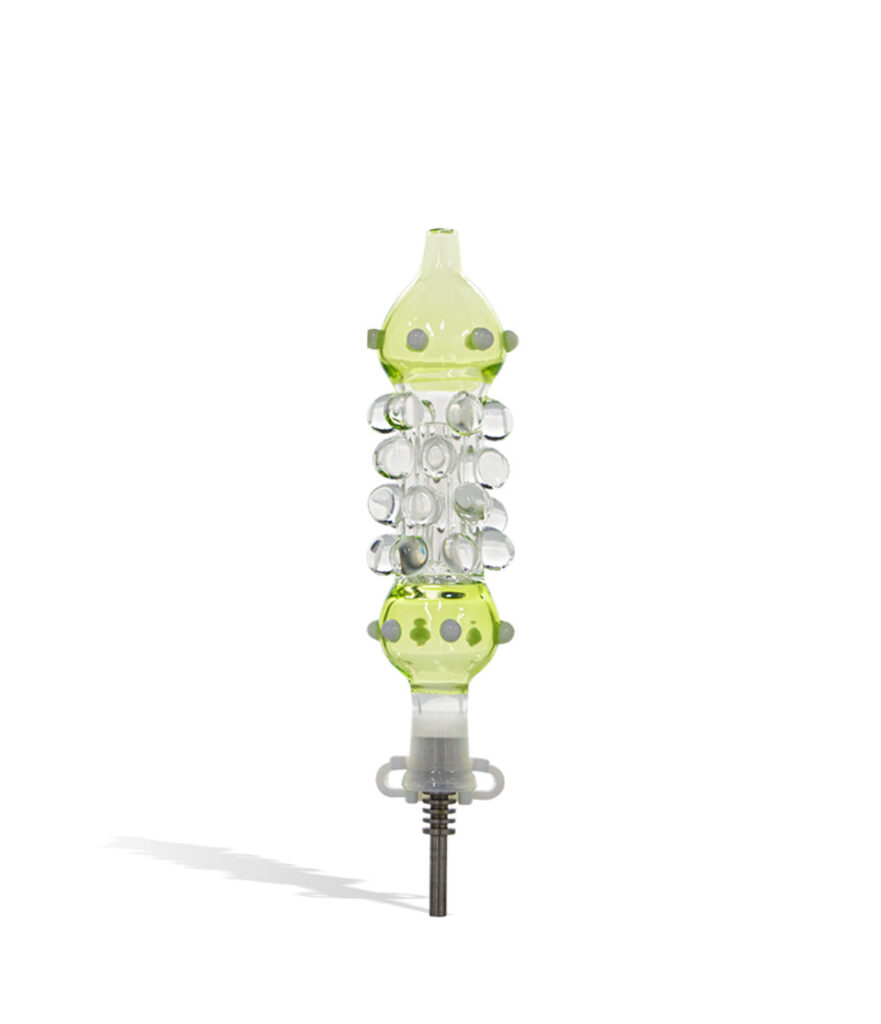 10mm Nectar Collector Set with Quartz Tip and Dab Jar nectar collector concentrate on white background