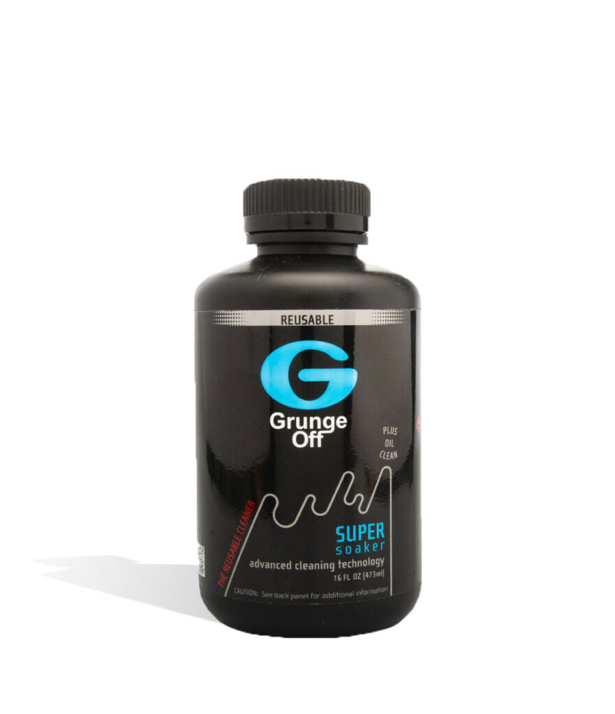 Grunge Off Super Soaker Glass Cleaner glass pipe cleaner cleaning solution on white background