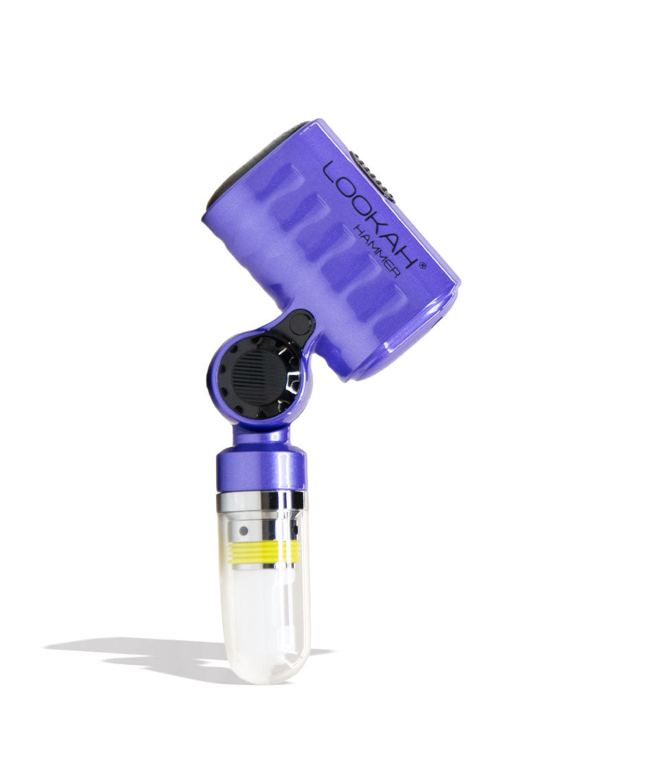 Purple Lookah Hammer Portable Enail Banger Front View on White Background