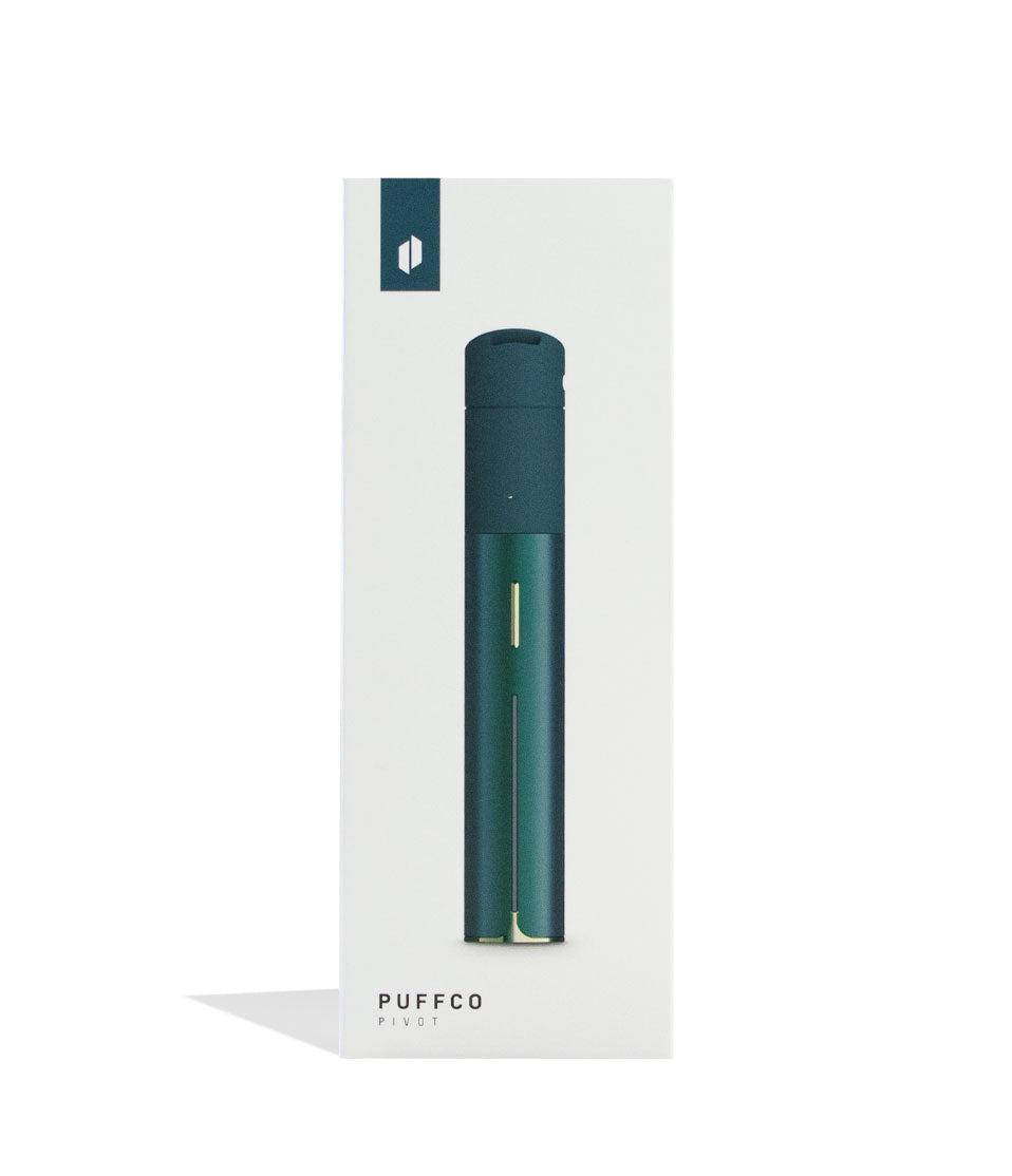 Puffco Pivot Mobile Vaporizer Limited Edition Pine Packaging Front View on White Background