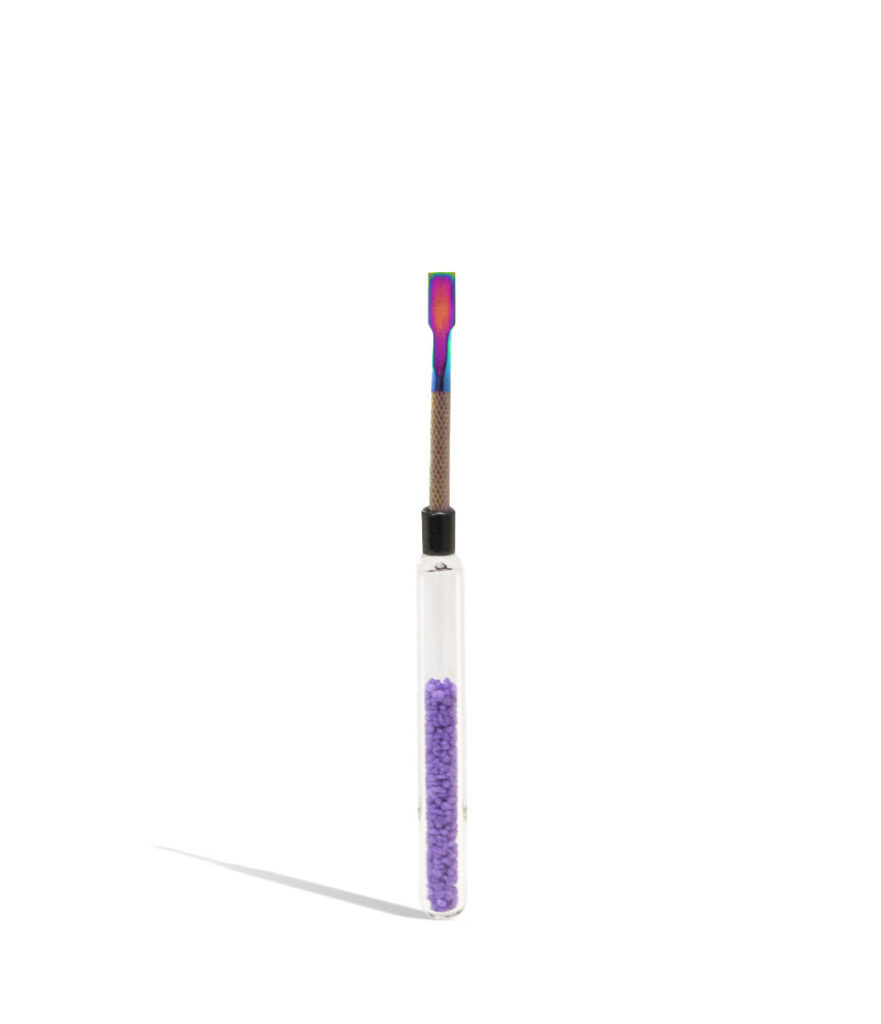6 Inch Dab Tool With Colored Sand Filled Handle dab tool concentrate accessory on white background