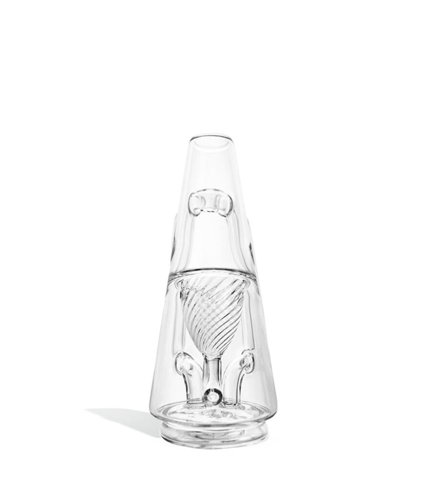 Ryan Fitt Puffco Peak Glass Attachment glass accessory on white background