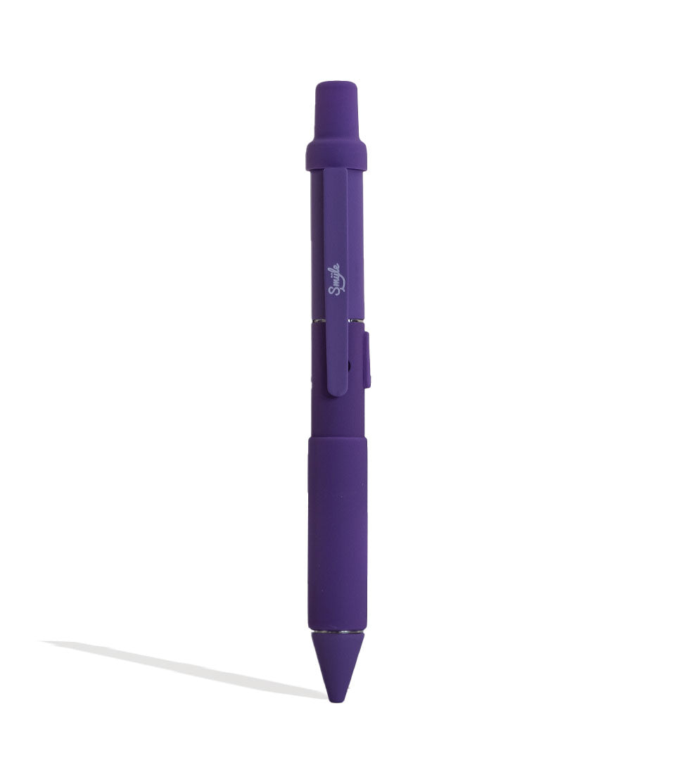 Purple Smyle Penjamin Cart Pen Variable Voltage Battery Front View on White Background