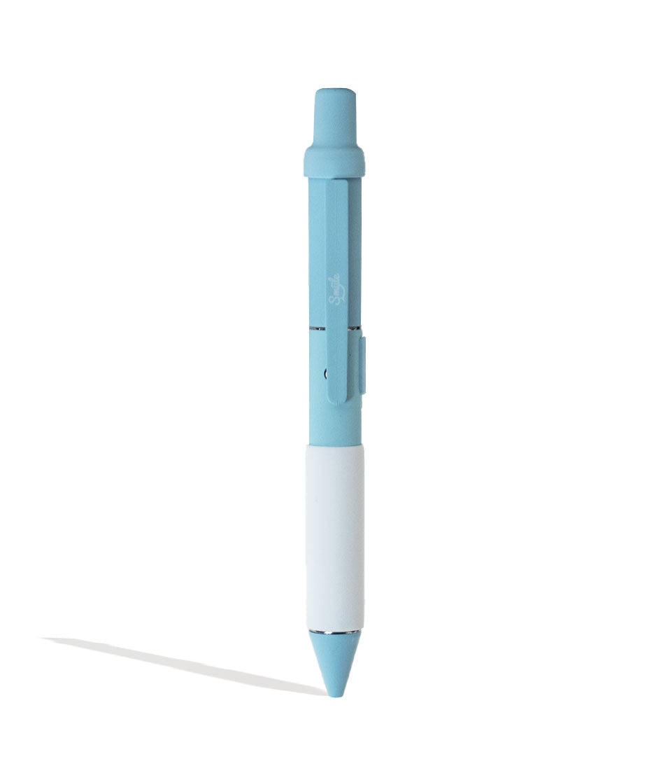 Tiffany Blue Smyle Penjamin Cart Pen Variable Voltage Battery Front View on White Background