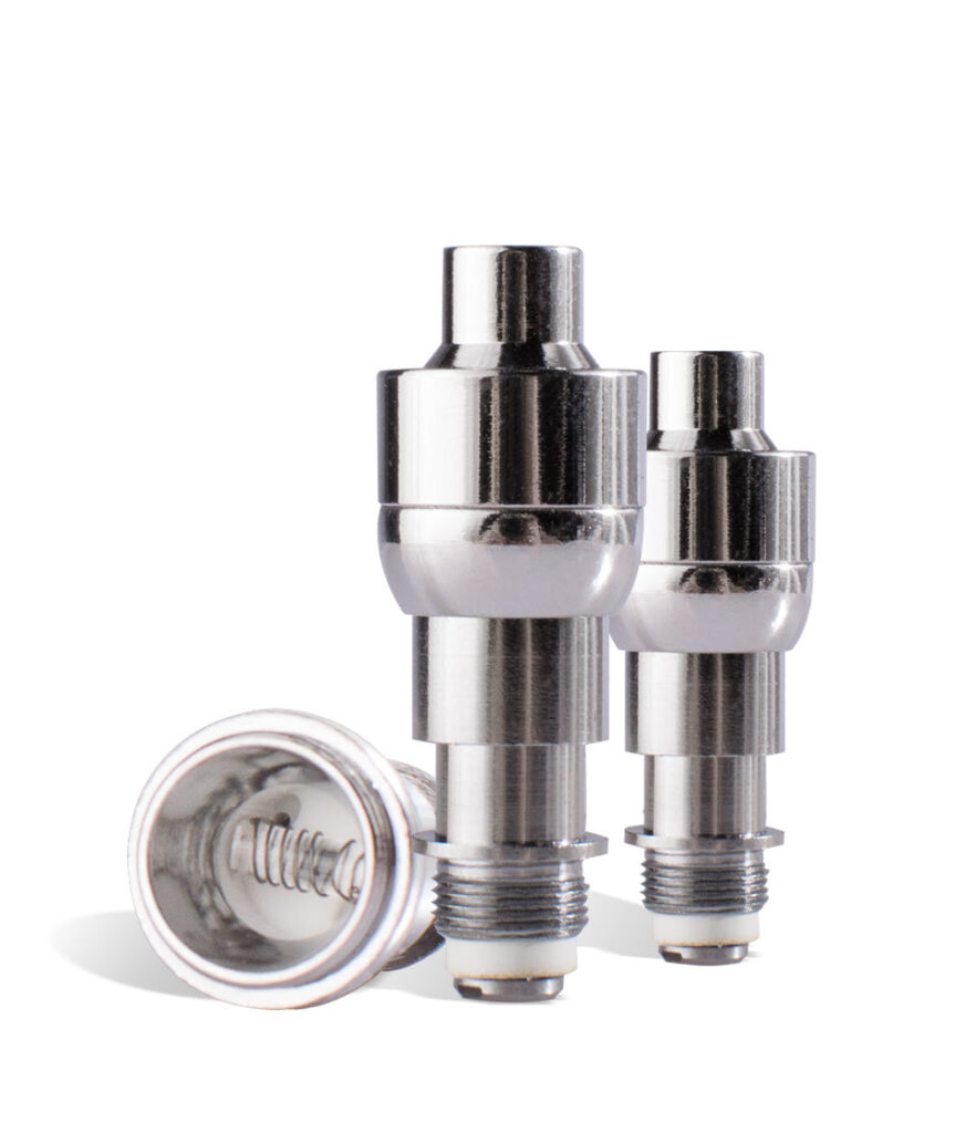 Wulf Mods Type C Replacement Atomizers 3pk replacement atomizer for Wulf Mods vape on white background