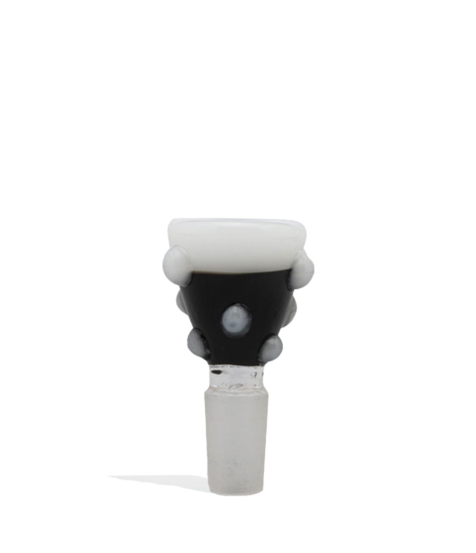 US Colored Ground Glass Bowl with Colored Marbles glass bowl piece bong on white background