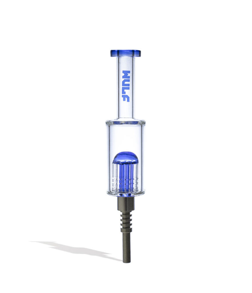 Wulf Mods Timber Water Filtered Nectar Collector nectar collector concentrate on white background