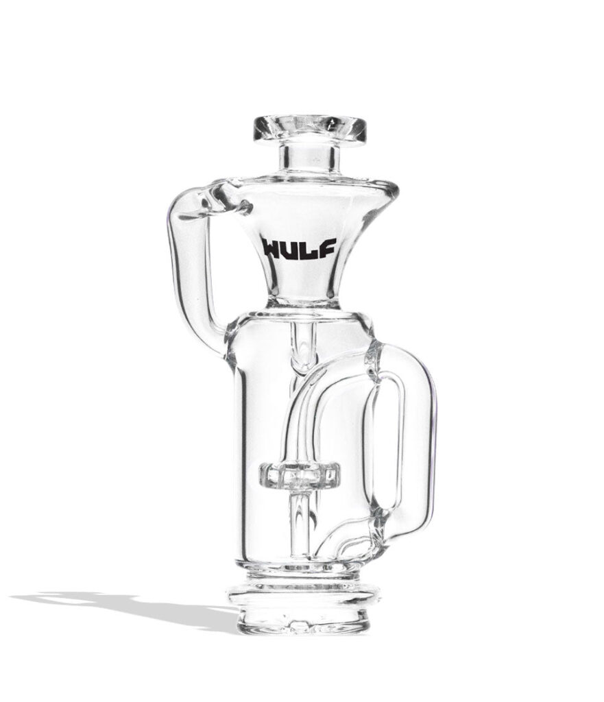 Wulf Mods Quake Puffco Peak Top glass accessory on white background