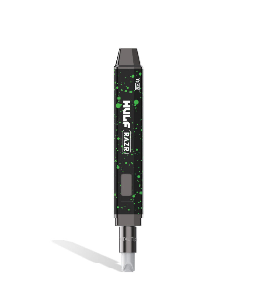 Wulf Mods RAZR Nectar Collector and Hot Knife concentrate vaporizer wax pen on white background
