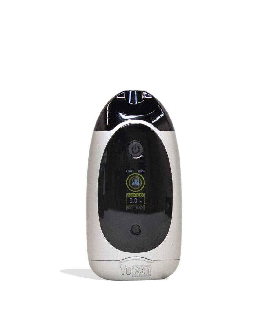 Yocan Dubb Dual Cartridge 510 Voltage Battery 510 cartridge battery vape pen on white background
