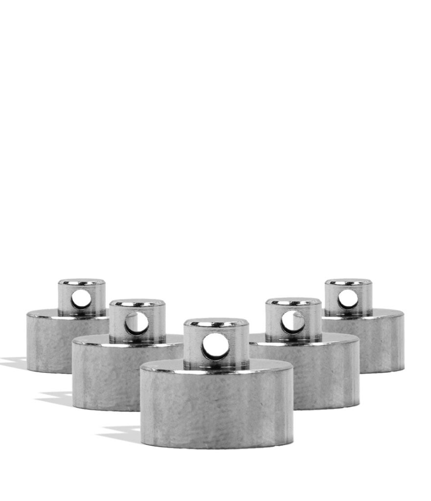 Yocan Evolve Coil Cap 5pk replacement coil for Yocan vape on white background